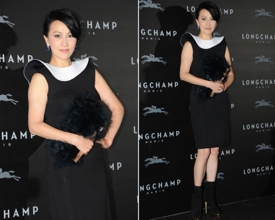 LANVIN小黑裙拼優(yōu)雅劉詩詩略遜劉嘉玲