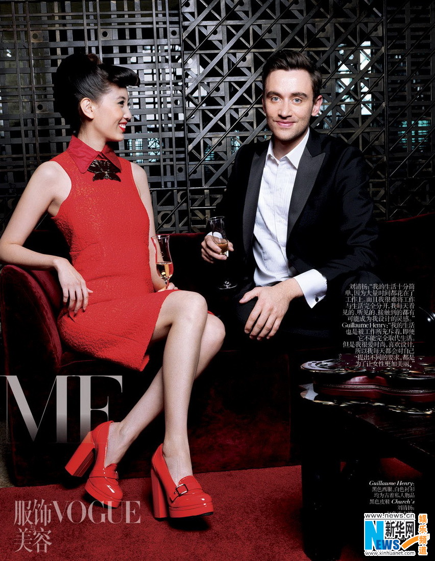 董潔攜手超模演繹設(shè)計(jì)師佳作