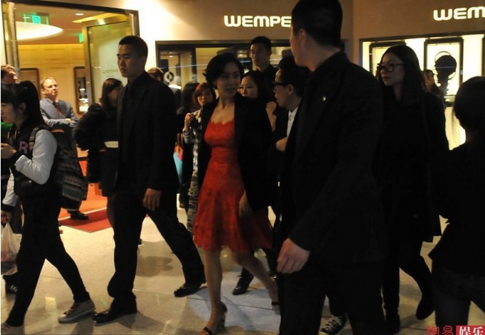 劉嘉玲影迷索要簽名保鏢阻止